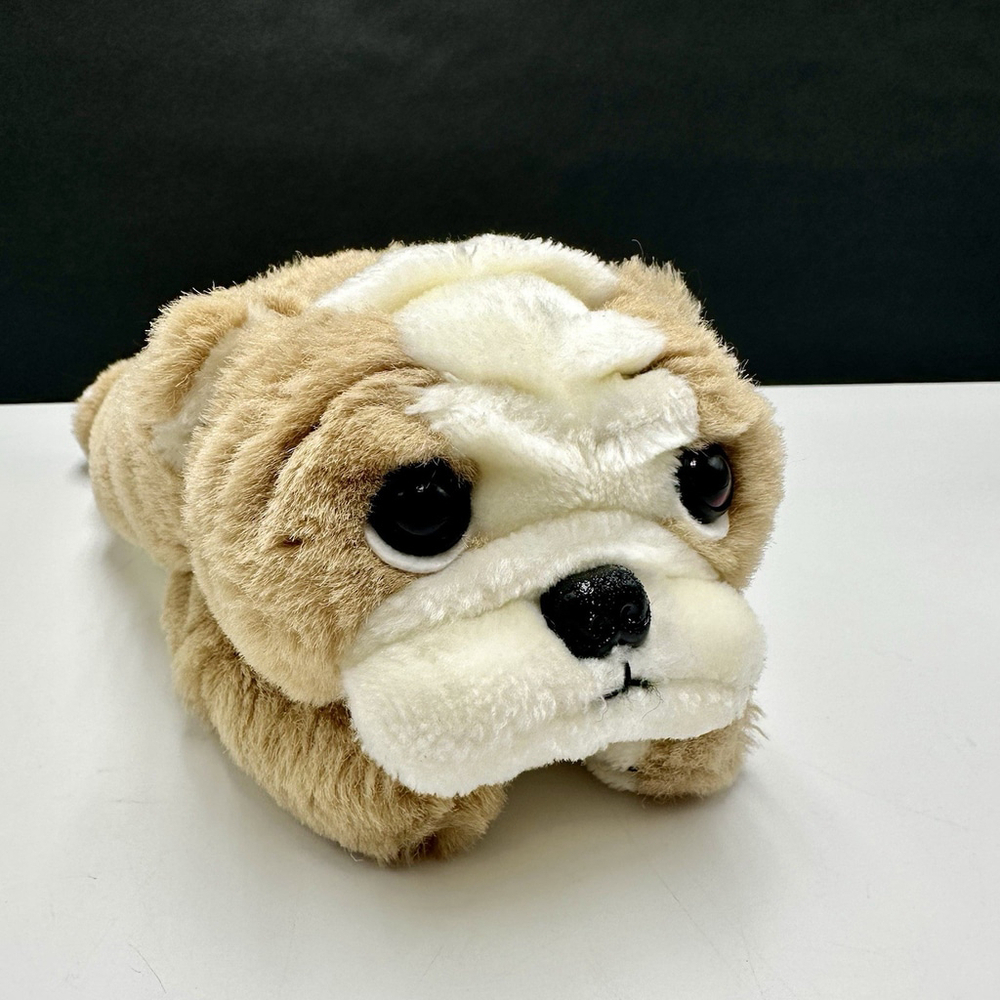 Vintage 1995 TY Churchill Bulldog Puppy Pug Dog 12” Stuffed Animal Plush Toy